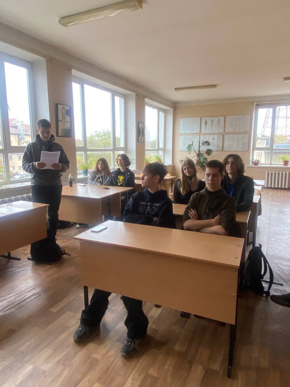Educational event on the history of Ukraine in group 2RP-10