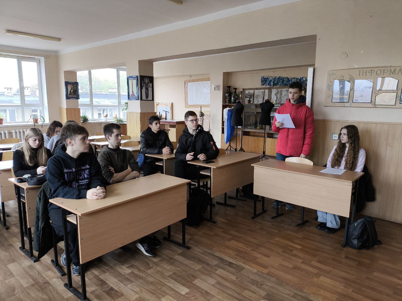 Educational event on the history of Ukraine in group 2RP-10