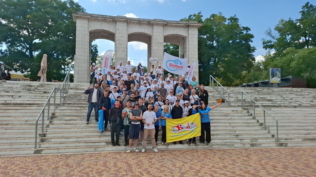 The college joined World Cleanup Day in Odesa