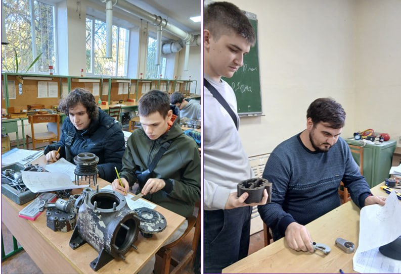 Training measuring and design placement in the workshops