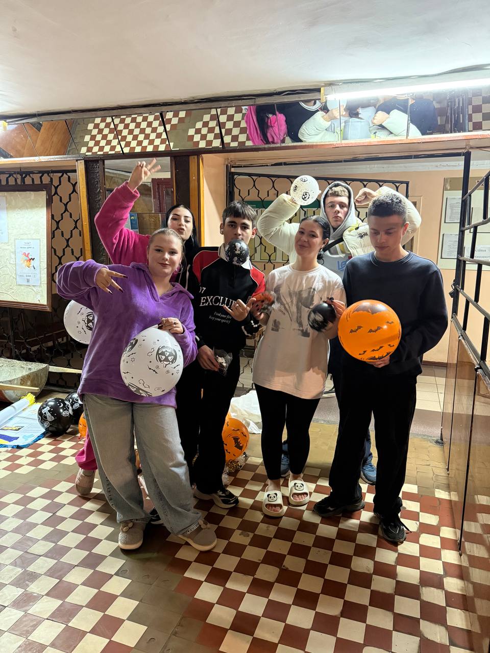 Halloween in the college dormitory!