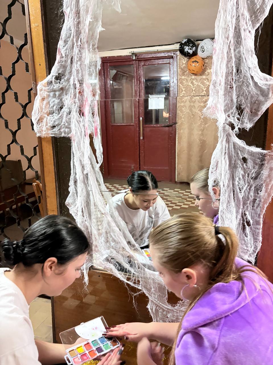 Halloween in the college dormitory!