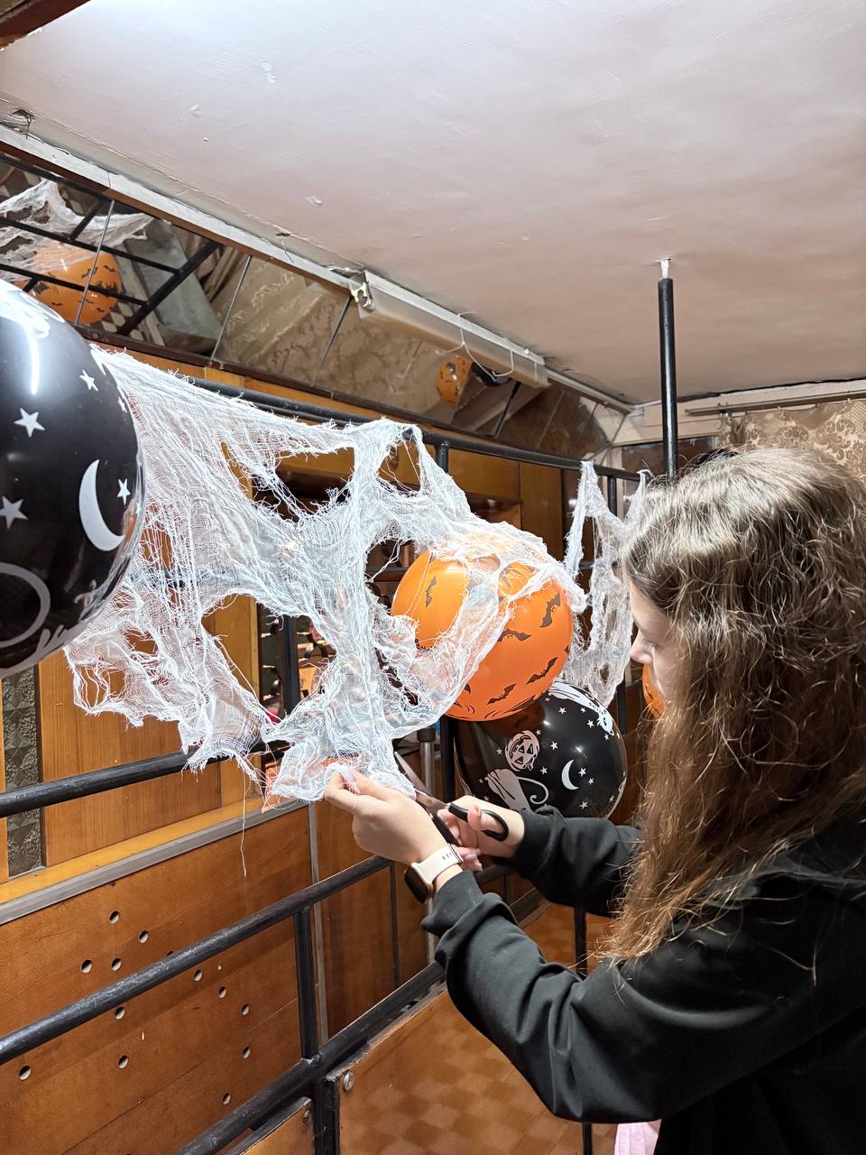 Halloween in the college dormitory!