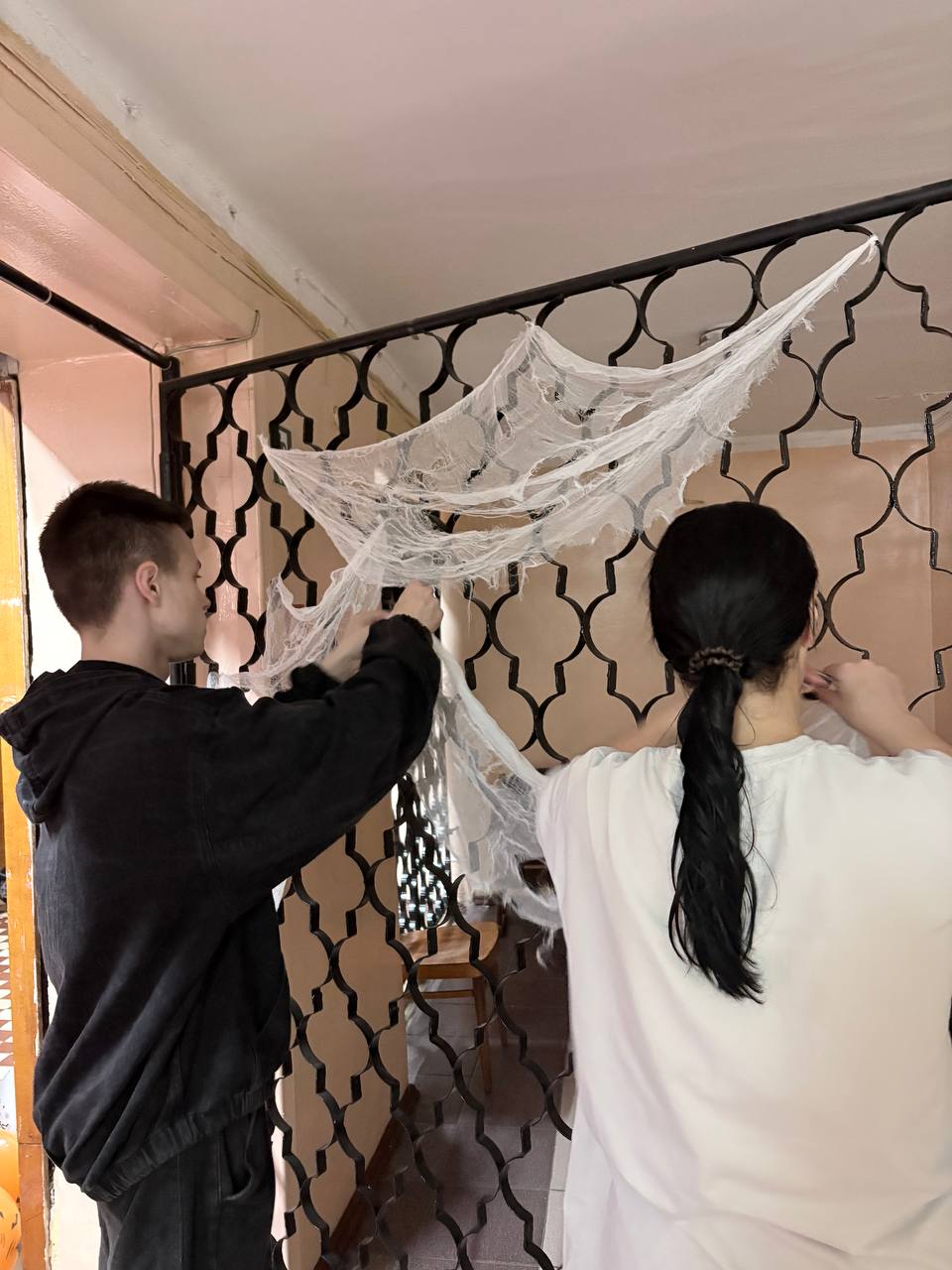 Halloween in the college dormitory!