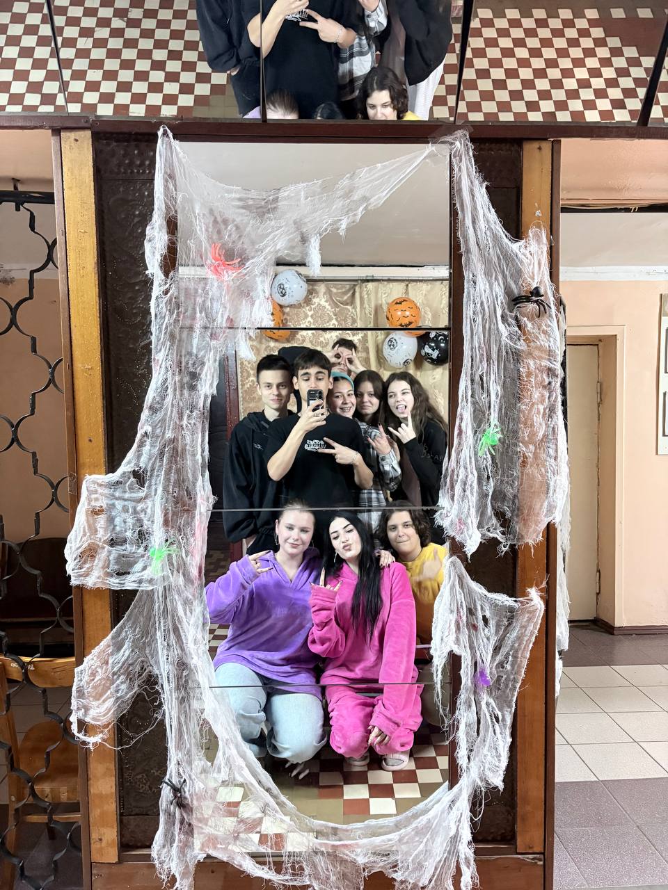 Halloween in the college dormitory!