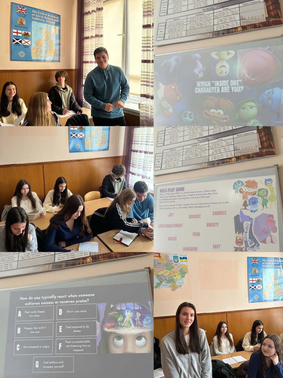 Educational Extracurricular English Event “Inside Emotions”