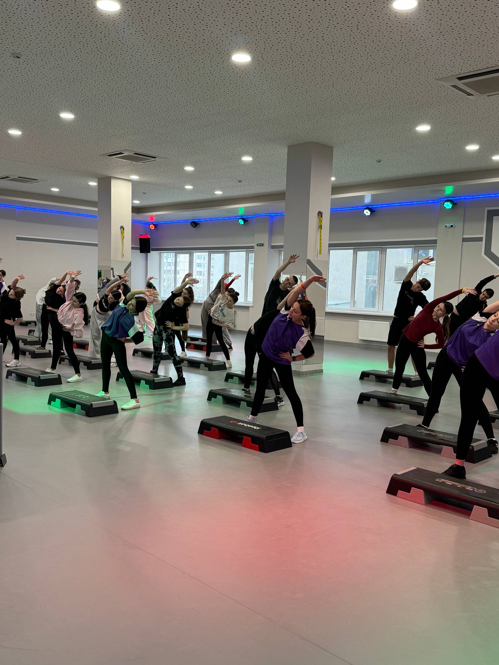 DJ Step Up fitness event for our college's students