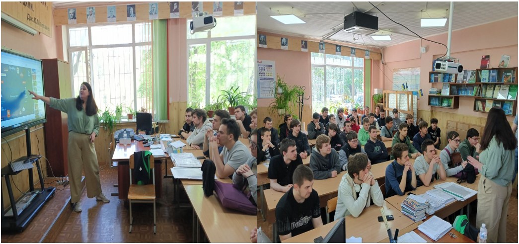 Meeting of students with a representative of MHP