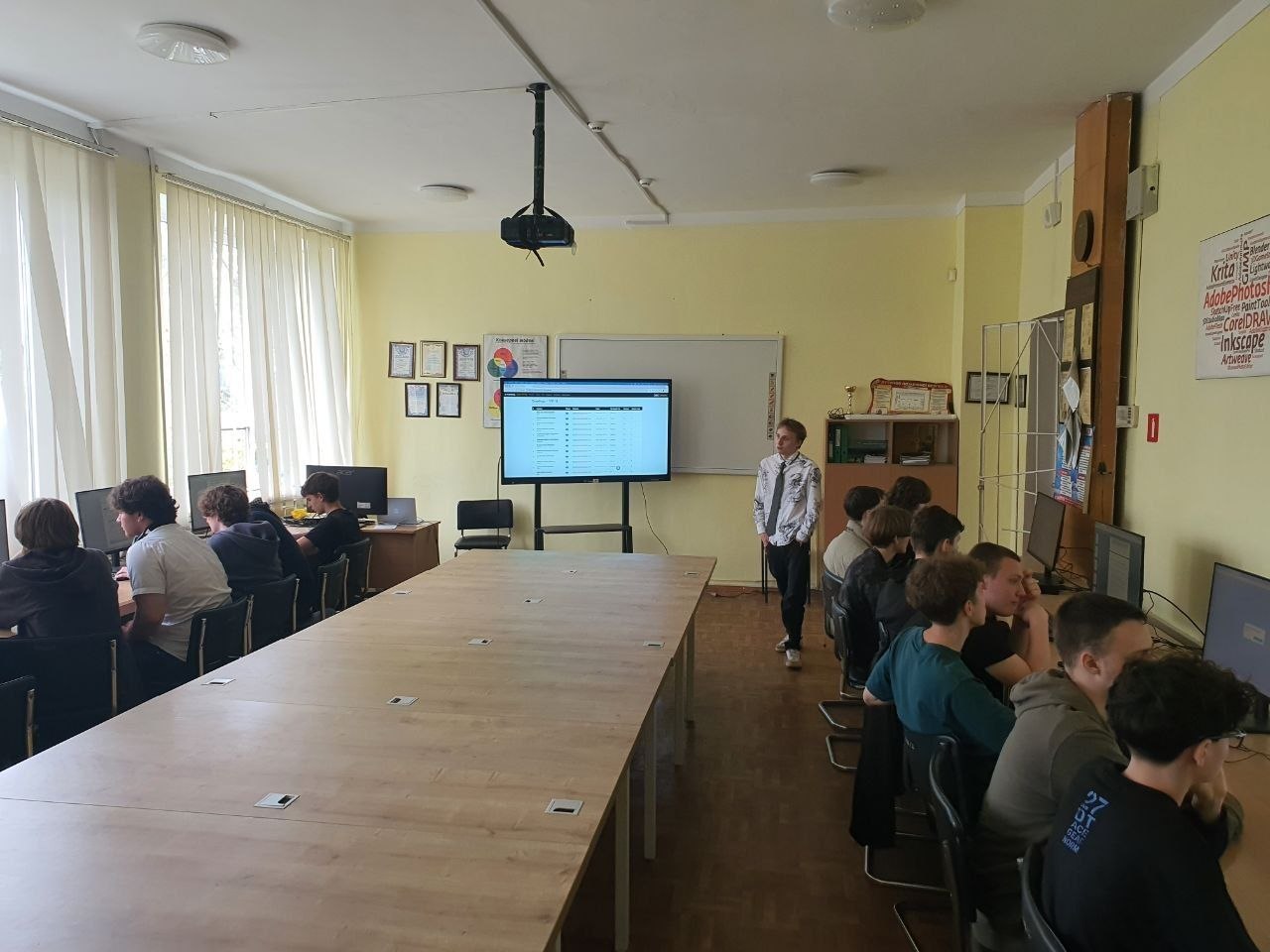 Career guidance and educational event for first-year students